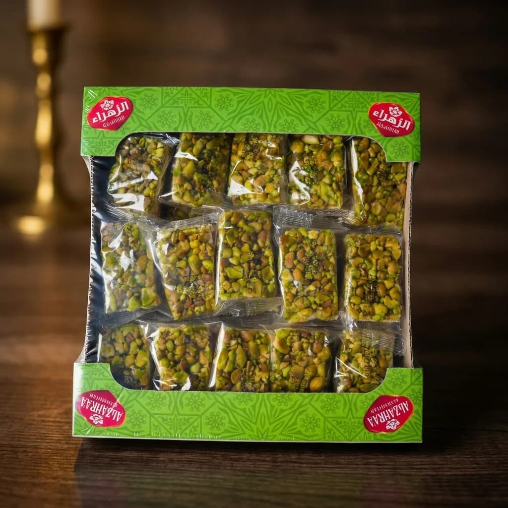 Alzahraa Alshamiyah Pistachio Brittle