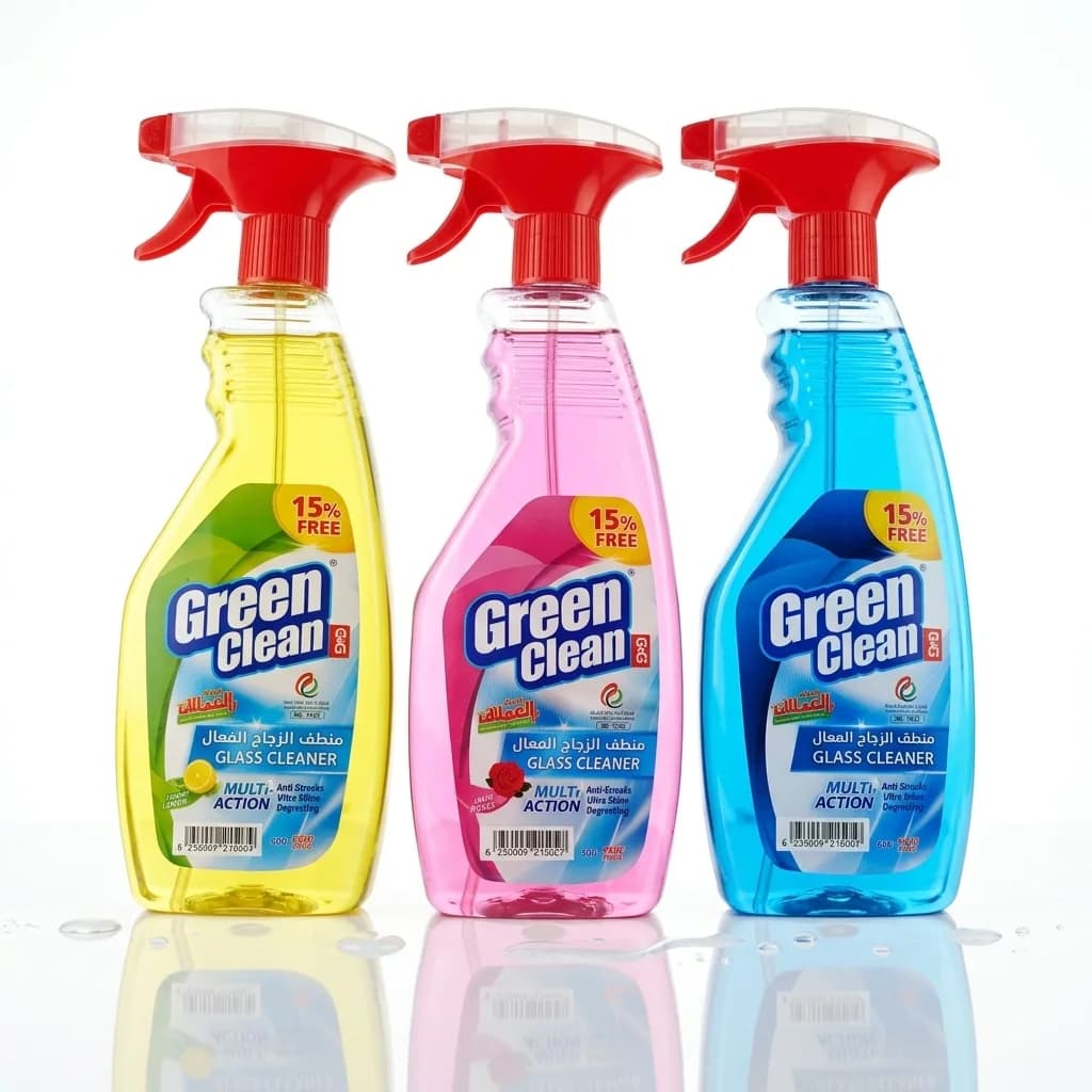 Green Clean Glass Cleaner Spray